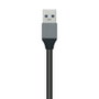 Aisens Hub USB 3.0 Aluminio 4 Puertos Gris 10cm
